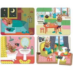 Vilac House Wooden Puzzle 4x6 Bitar