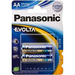 Panasonic EVOLTA LR6 AA Mignon 1,5 Volt Alkaline 2er Blister