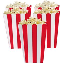 Amscan Popcorn Box Red/White 5-pack