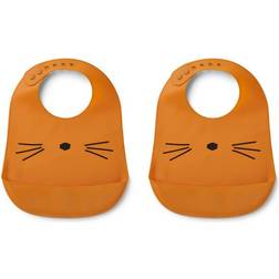 Liewood Tilda Silicon Bib 2-pack Cat