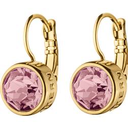 Dyrberg/Kern Louise Earrings - Gold/Vintage Rose