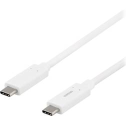 Deltaco 3A 60W USB C-USB C 3.1 (Gen.2) 1m