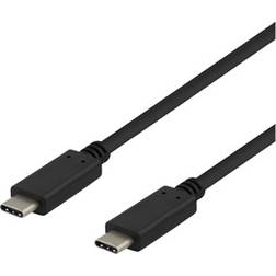 Deltaco 3A 60W USB C-USB C 3.1 (Gen.2) 0.5m
