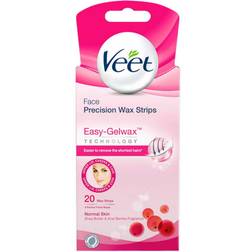 Veet Easy-Gelwax Face Precision Wax Strips 20-pak