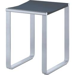 Keuco Plan Hocker 14982 Verchromt Und Schwarzgrau