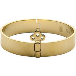 Skultuna Bangle with Key Lock Bracelet - Gold