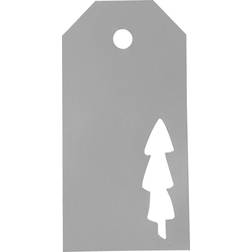 Creativ Company Gift Tags Manilla Marks Silver 15-pack