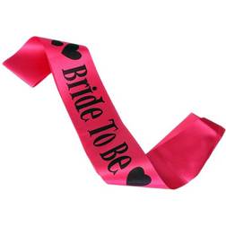 Sash Bride to Be Pink/Black