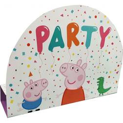 Amscan Lasten syntymäpäiväkutsut Peppa-possu