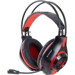 Esperanza EGH420R Headphones With Microphone Headband Black Red