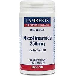 Lamberts Nicotinamide 250mg 100 stk