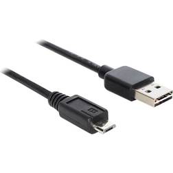 DeLock Easy-USB USB A - USB Micro-B (reversible) 2.0