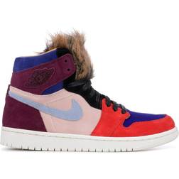 Nike Aleali May x Air Jordan 1 Retro High Court Lux W - Core Bordeaux/Sunset Tint/Rush Red/Light Armory Blue