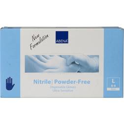 Abena Nitrile Powder-Free Ultra-Sensitive Disposable Gloves 100-pack