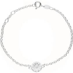 Lund Copenhagen Marguerite Armbånd - Sølv/Hvid