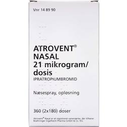 Atrovent 21mg 2 stk Næsespray