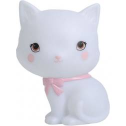 A Little Lovely Company Kitty Little Nattlampa