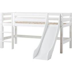 HoppeKids Premium Halfhigh Bed with Slide & Ladder 35.4x78.7"