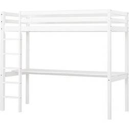 HoppeKids Basic Highbed with Table Top 90x200cm