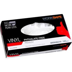 Worksafe Premium Vinyl Glove Phthalate Powder Free 100-pack