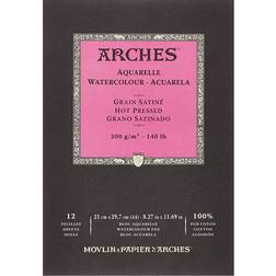 Mungyo Arches Aquarelle Watercolour Paper GS A4 12-pack