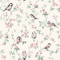 Boråstapeter Tapetti Falsterbo Birds Beige