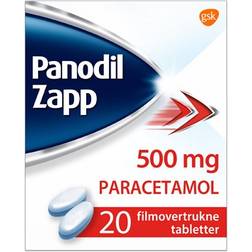 Panodil Zapp 500mg 20 stk Tablet