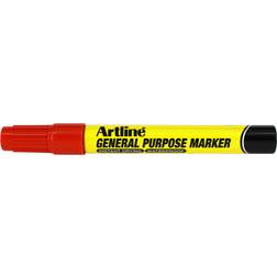 Artline General Purpose Marker Red 12-pack