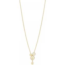 Lund Copenhagen Marguerite Necklace - Gold/White