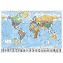 GB Eye World Map Poster 140x100cm