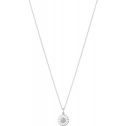 Georg Jensen Daisy Small Necklace - Silver/Diamonds