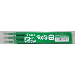 Pilot Frixion Ball Clicker Green 0.5mm Refill 3pcs