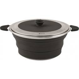 Outwell Collaps Pot With Lid 2.5L - Black