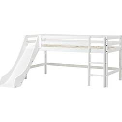 HoppeKids Basic Halfhigh Bed with Ladder & Slide 70x190cm