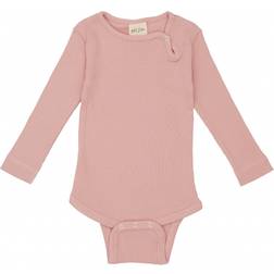 Petit Piao Rib L/S Body - Rose