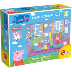 Lisciani Peppa Pig Giant Floor Peppa at School 24 Pieces