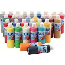 Plus Craft Paint Asstd Colours 30x250ml