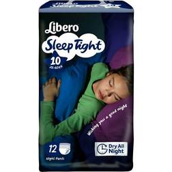 Libero Sleep Tight Night Time Protection 10 35-60kg 12pcs