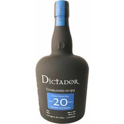 Dictador Rum Aged 20 Years 40% 70cl
