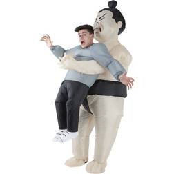 Morphsuit Inflatable Sumo Wrestler Pick Me Up Costume for Adults