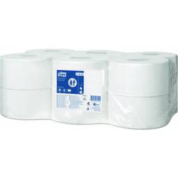 Tork Advanced Mini Jumbo T4 1-Ply Toilet Paper 12-pack