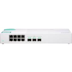 QNAP QSW-308S Cost-effective Entry-level 10 GbE Switch with 10G SFP+ Fiber and Gigabit Ethernet