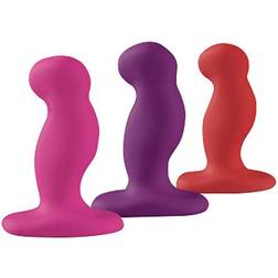 Nexus G-Play Trio Set Vibromasseur Anal Rechargeable Couleurs mélangées