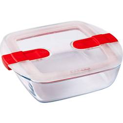 Pyrex Cook & Heat Microwave Square Madkasse 1L