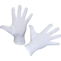 Kerbl Gants coton tricoté DermaTex (x6) Blanc