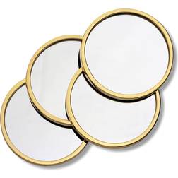 Classic Collection Moon Brass Glasunderlägg 10cm 4st