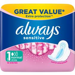 Always Sensitive Normal Ultra 14-pack