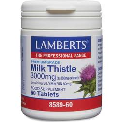 Lamberts Milk Thistle 3000mg 60pcs 60 pcs