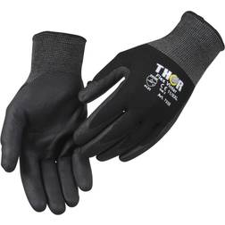 THOR Flex Winter Black Half Dipped Nitrile Glove with Thin Thermos 12-pack