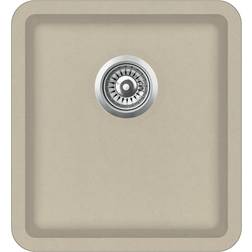 vidaXL Granit Seul Lavabo Réversible Encastré Maison Granit Beige